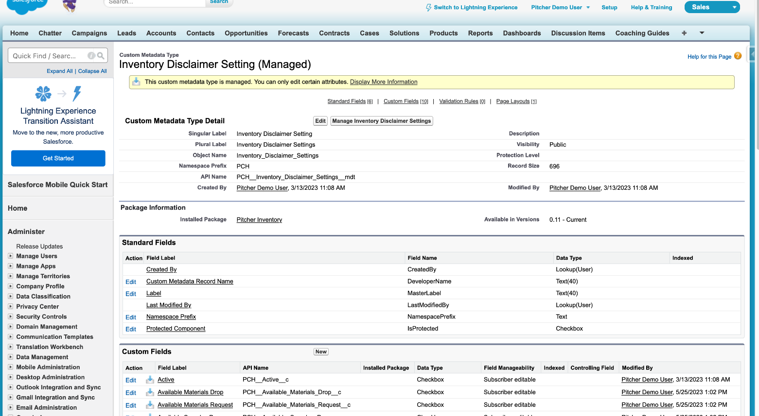 Setting Up Custom Metadata for Samples