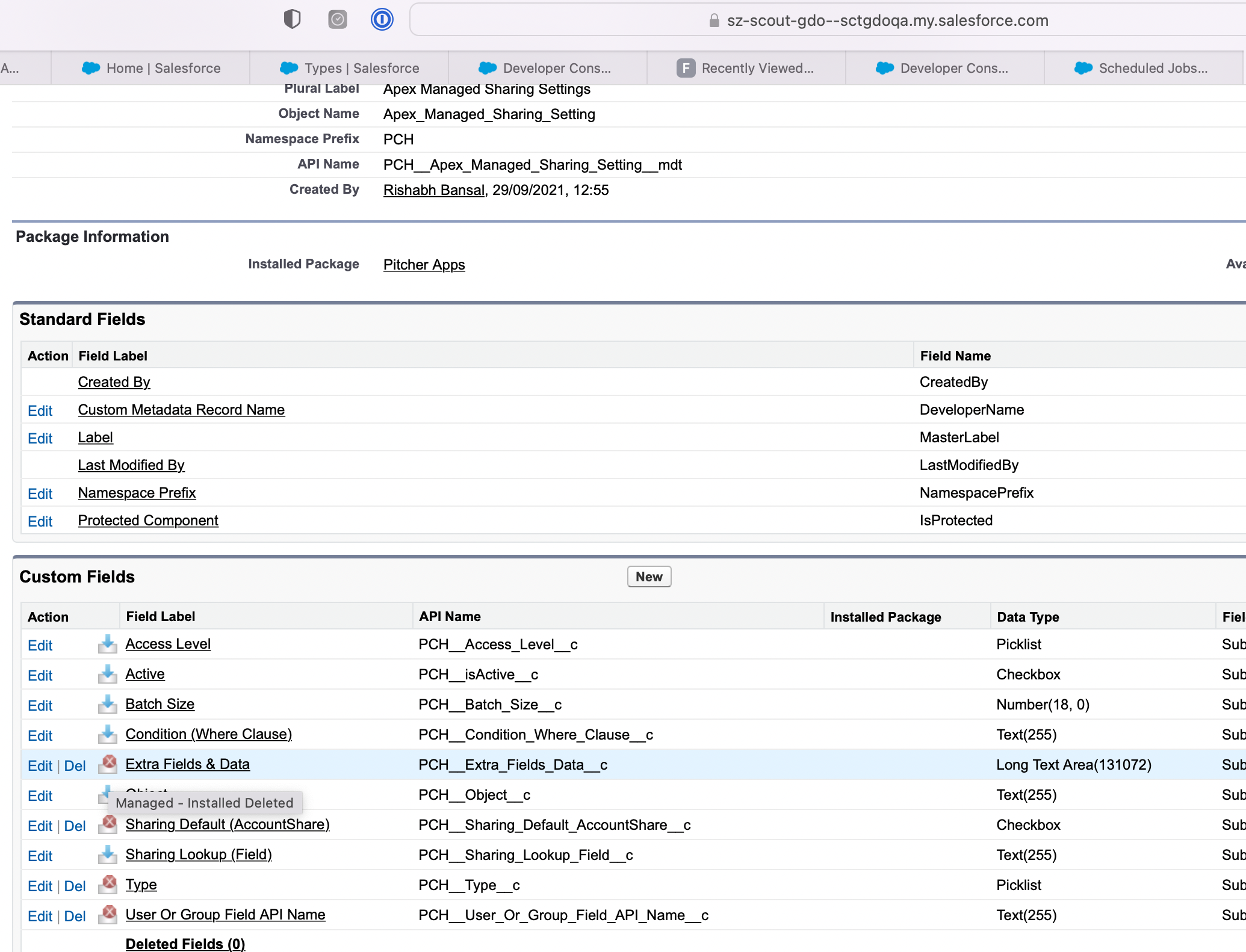 Installing the Apps Managed Package