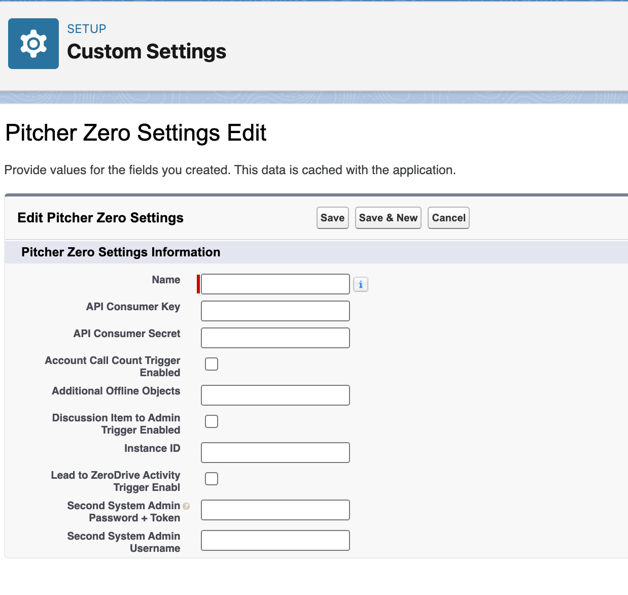 Installing the Zero Managed Package