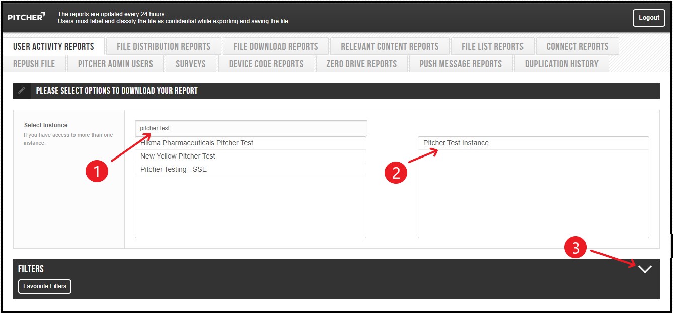 Report Filters