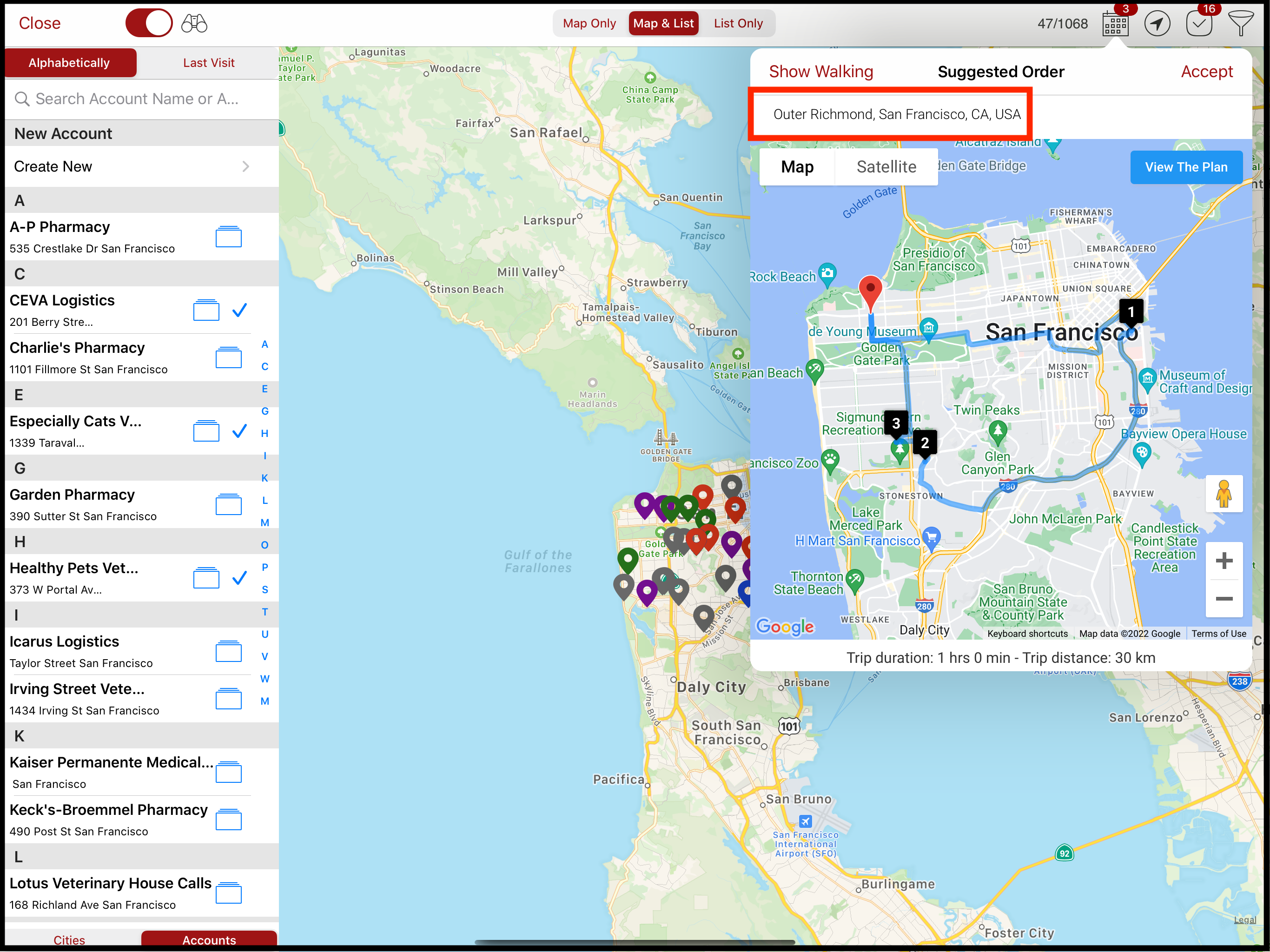 Change the origin point
