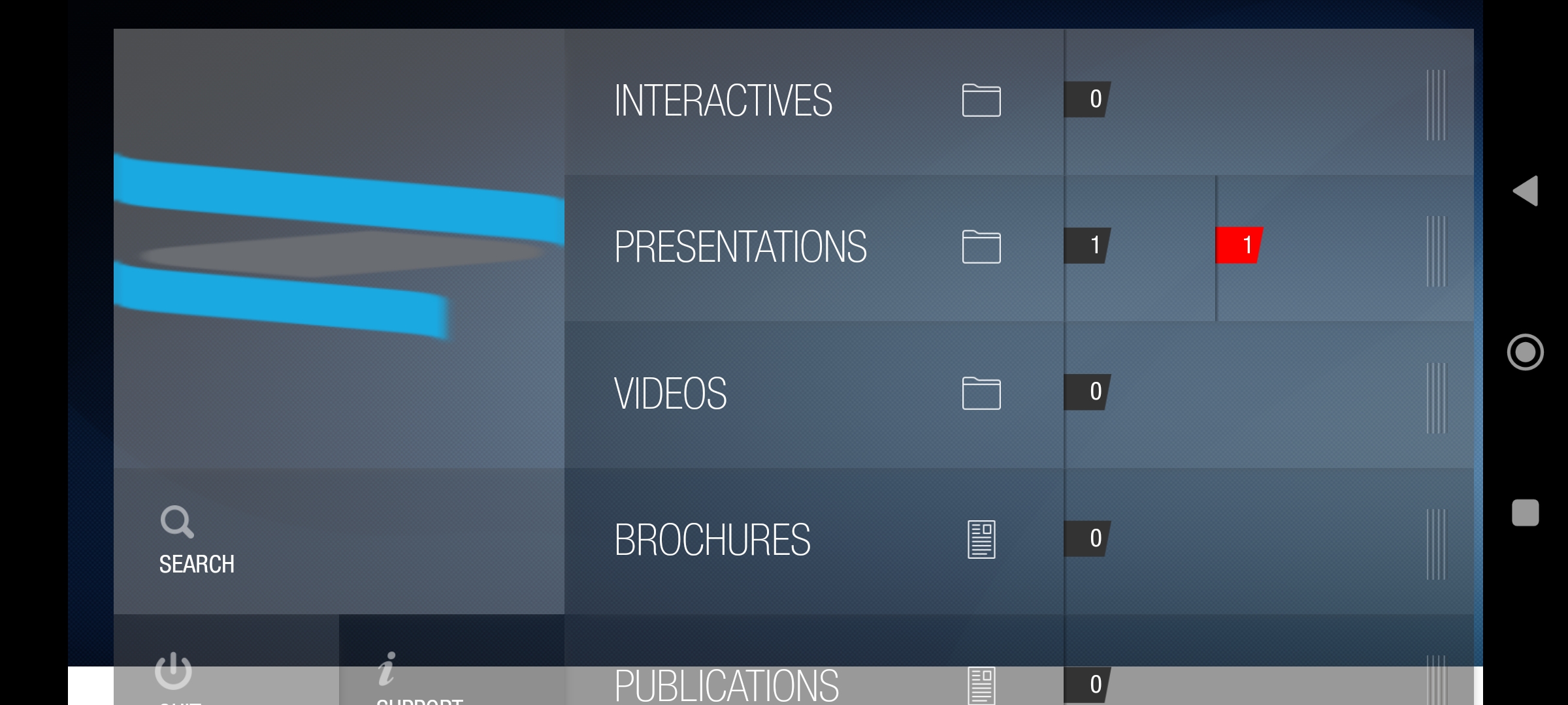 Home Screen Navigation on Android