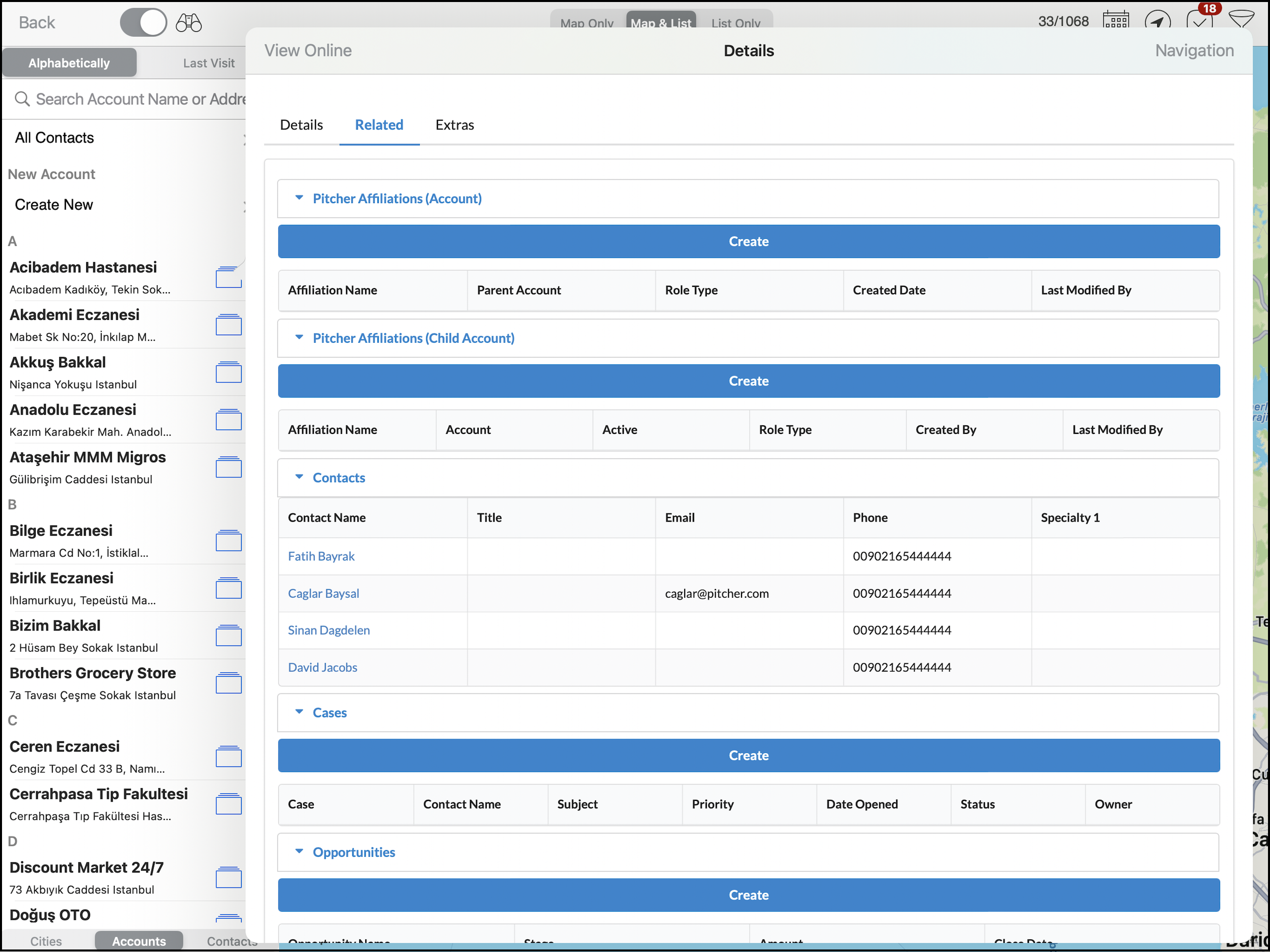 Zero Card Related Tab