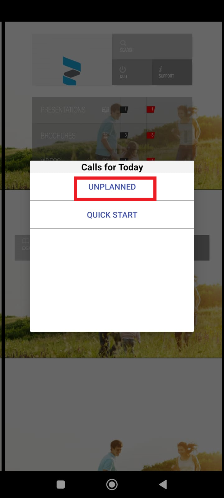 Unplanned call option