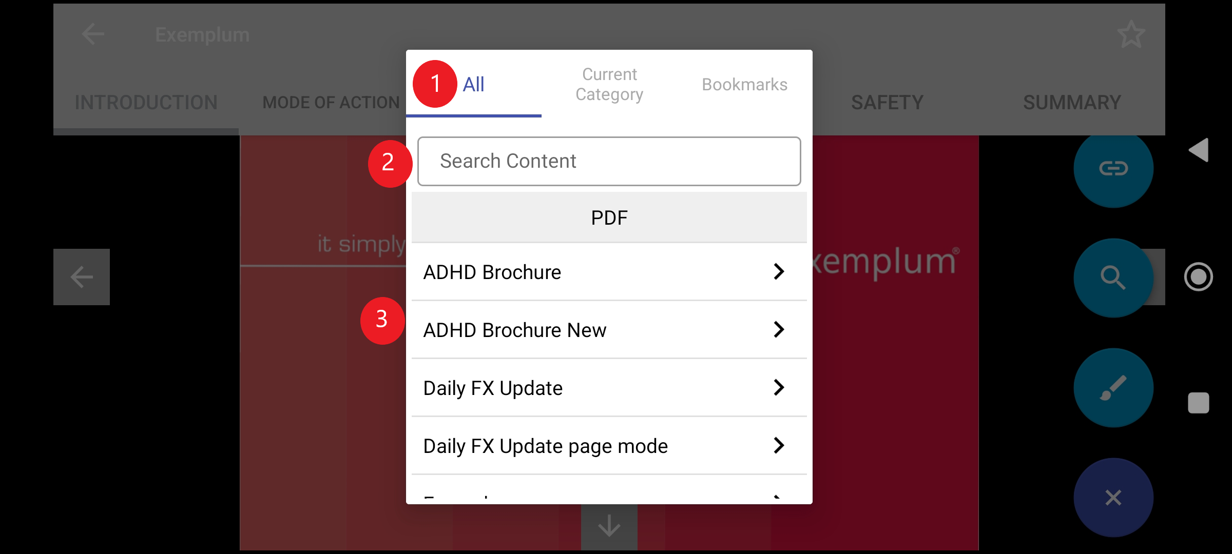Quick Jump to any content