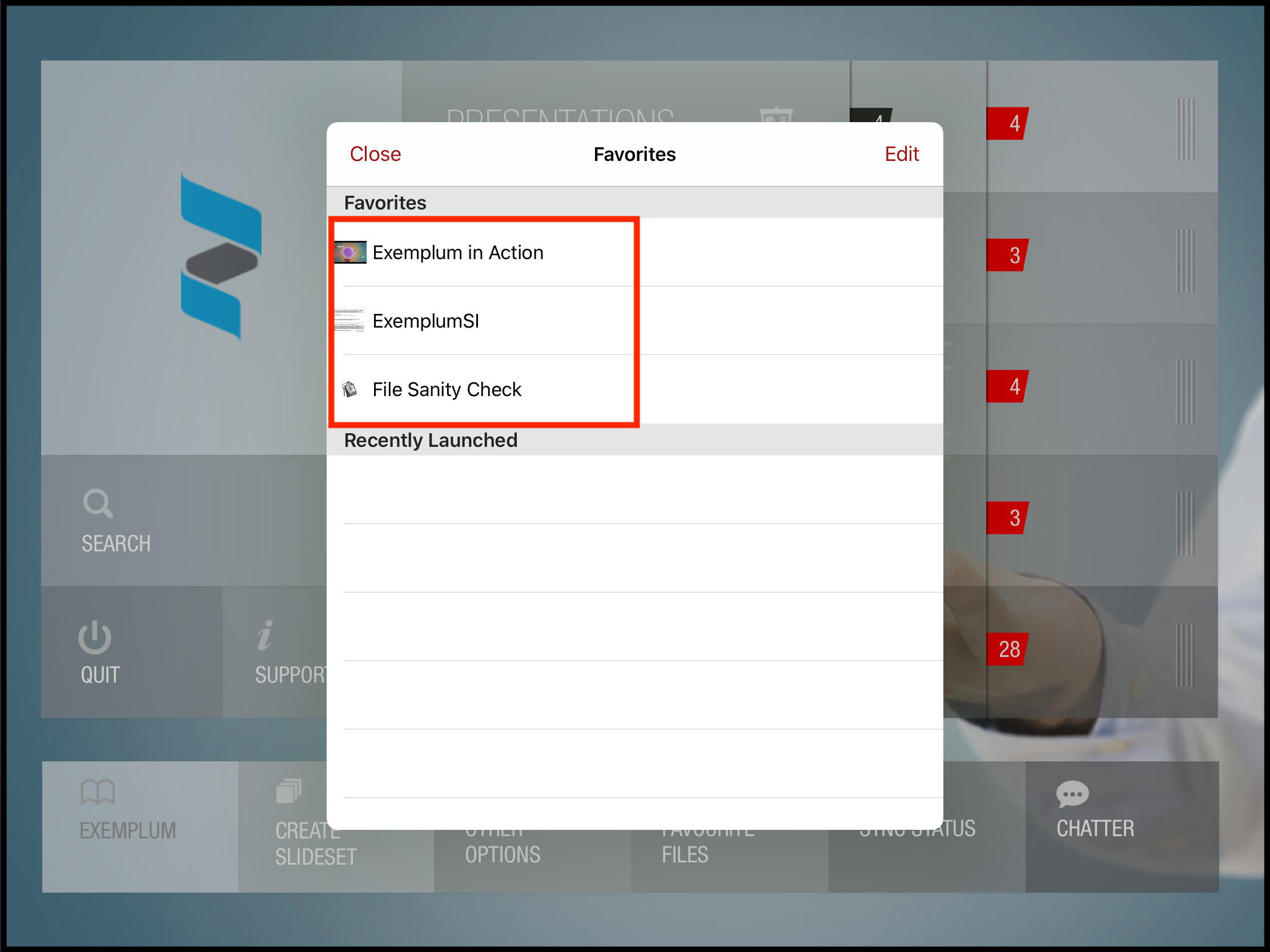 Contents Added To the Favorites