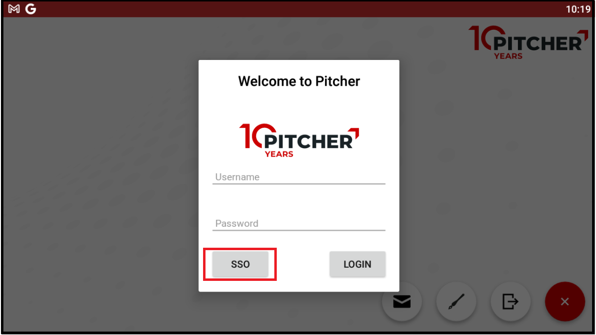 Login via SSO
