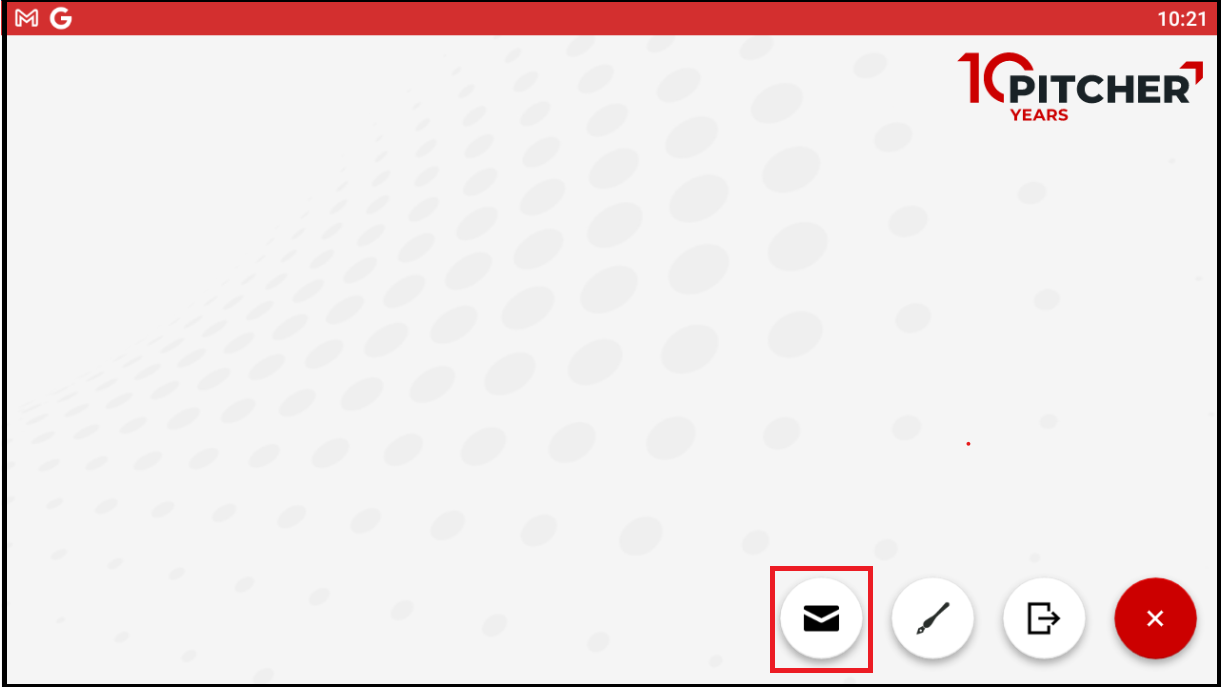 access via send device code on the android device