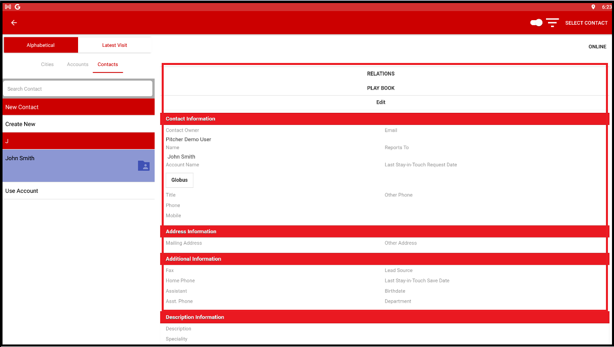 Contact details