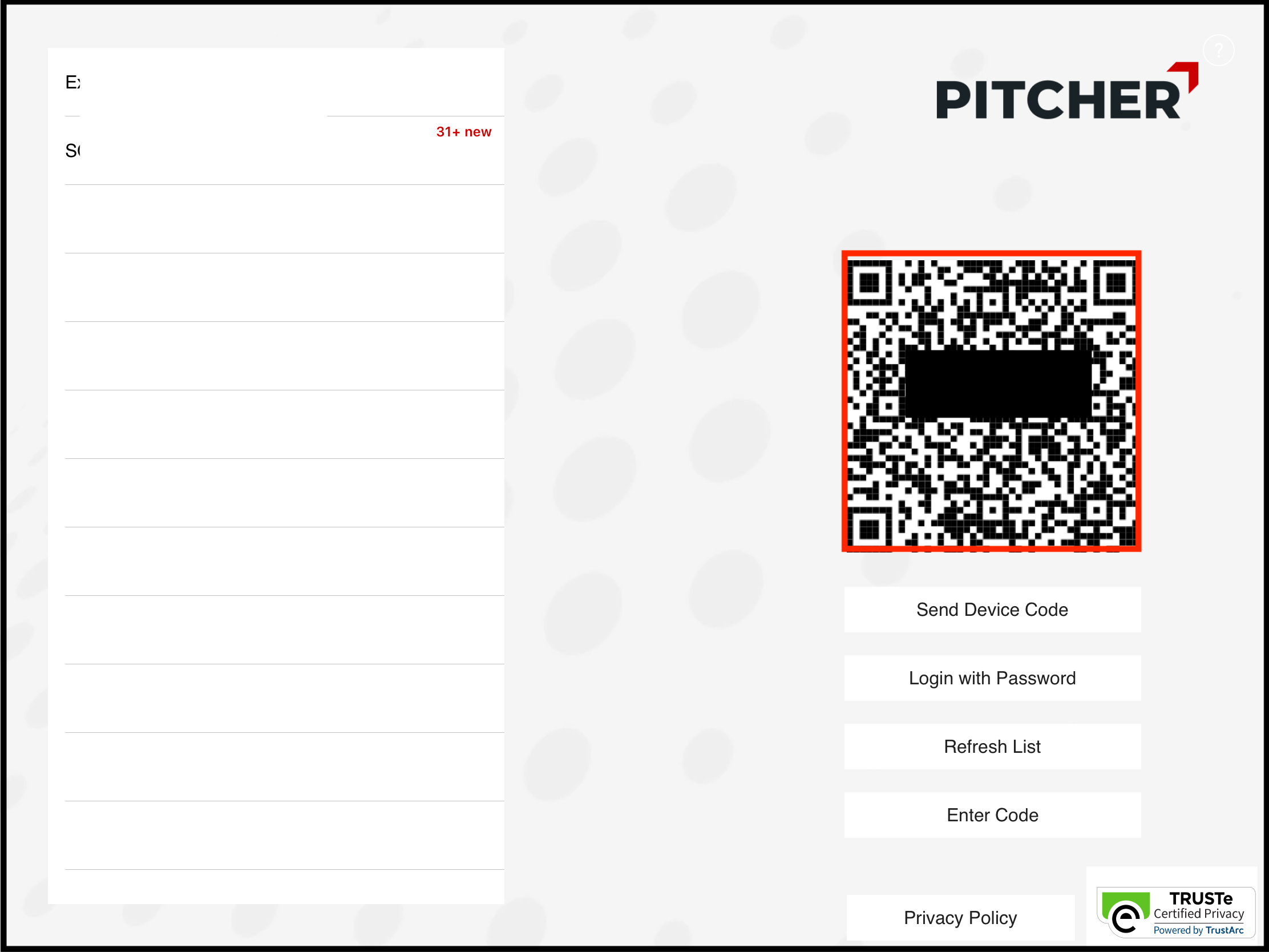 The QR Code feature in Impact App
