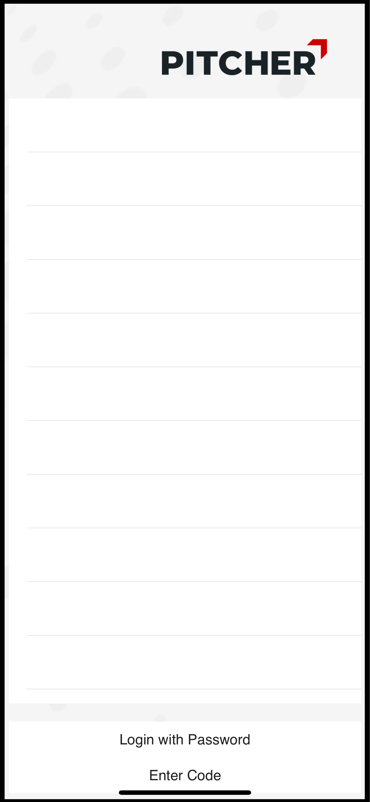 Initial Launch Screen on iPhone 2