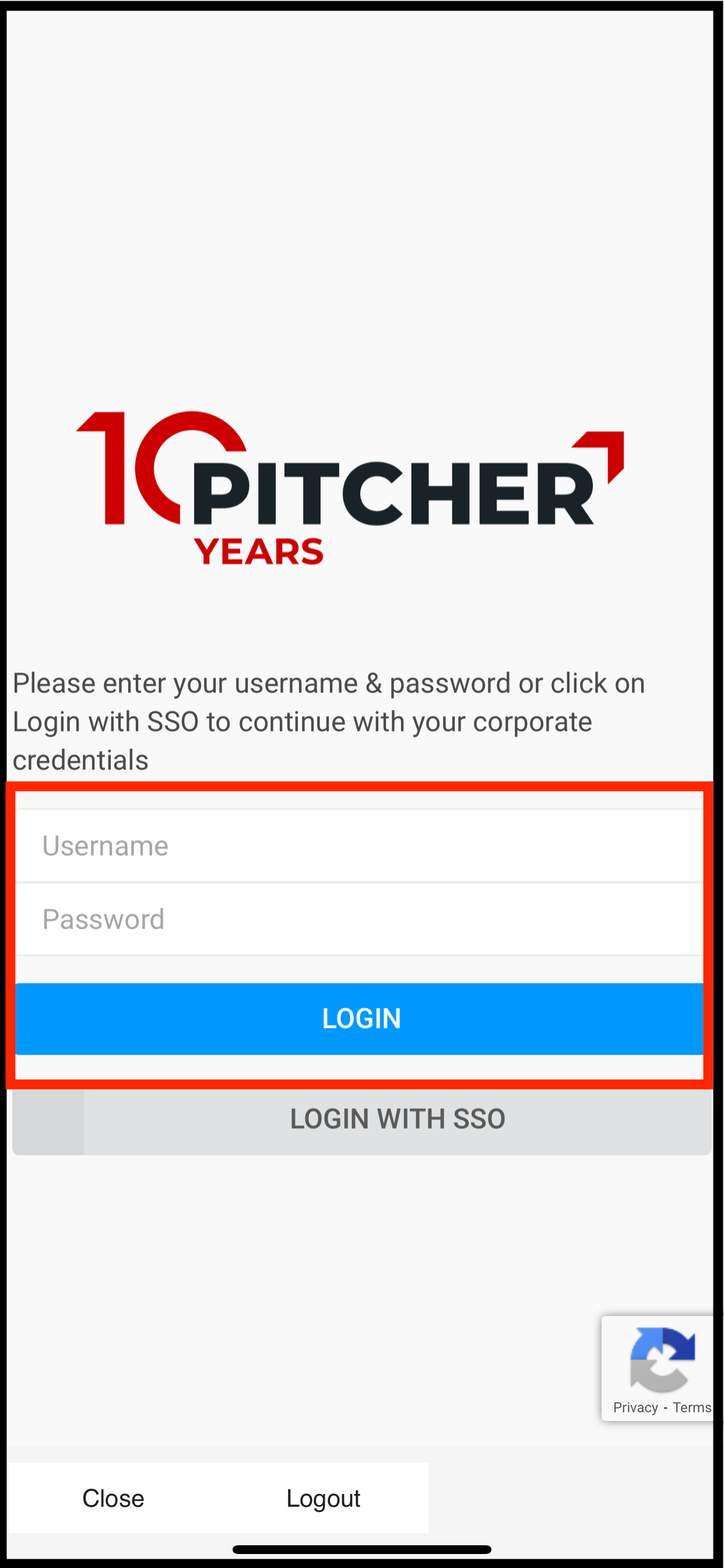 Login with Password in iPhone